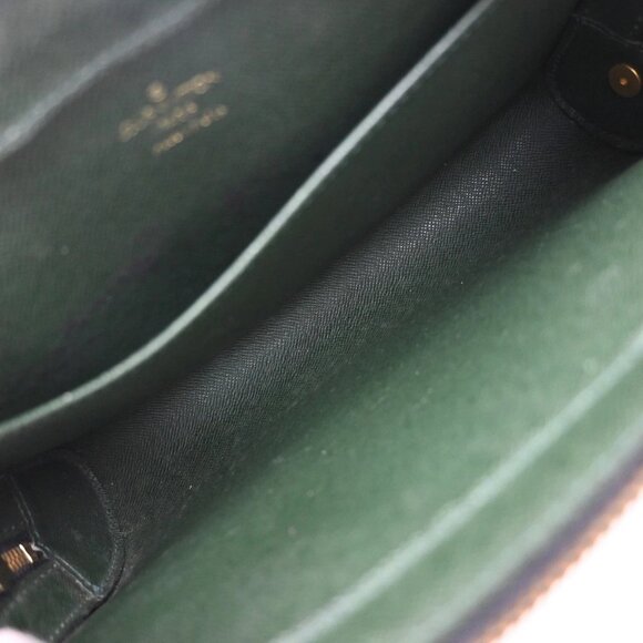 LOUIS VUITTON LV Logo BAIKAL Clutch Hand Bag Taiga Leather Epicea M30184 66KB262 - Picture 10 of 15